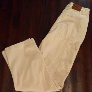 Beige Ralph Lauren Classic Jeans w/Side Pocket